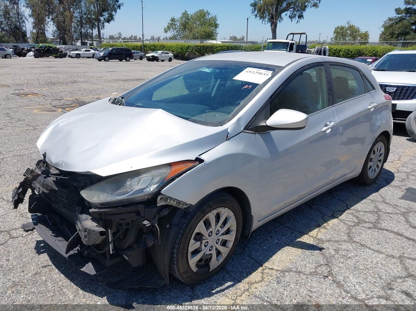 2016 Hyundai Elantra VIN KMHD35LH2GU325691 IAAI salvage auction — FRONT END, Salvage (California), sold $1,250 on 2026-07-07 (photo 2)