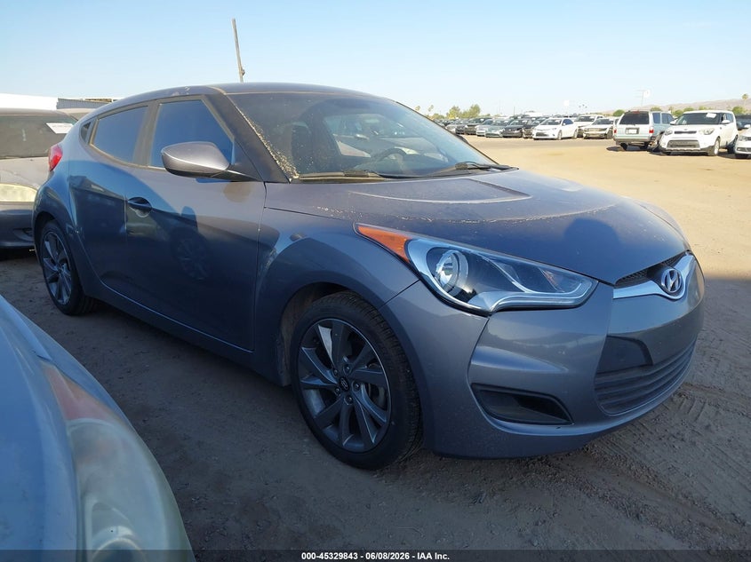 2016 Hyundai Veloster VIN KMHTC6AD4GU291464 IAAI salvage auction — NORMAL WEAR, Salvage Title, sold $375 on 2026-07-21 (photo 1)