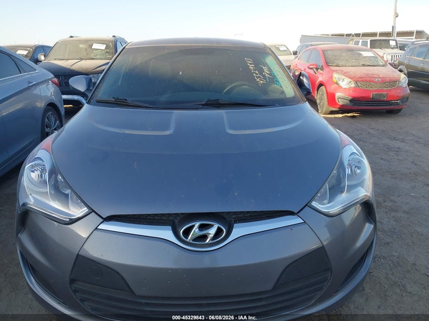 2016 Hyundai Veloster VIN KMHTC6AD4GU291464 IAAI salvage auction — NORMAL WEAR, Salvage Title, sold $375 on 2026-07-21 (photo 6)
