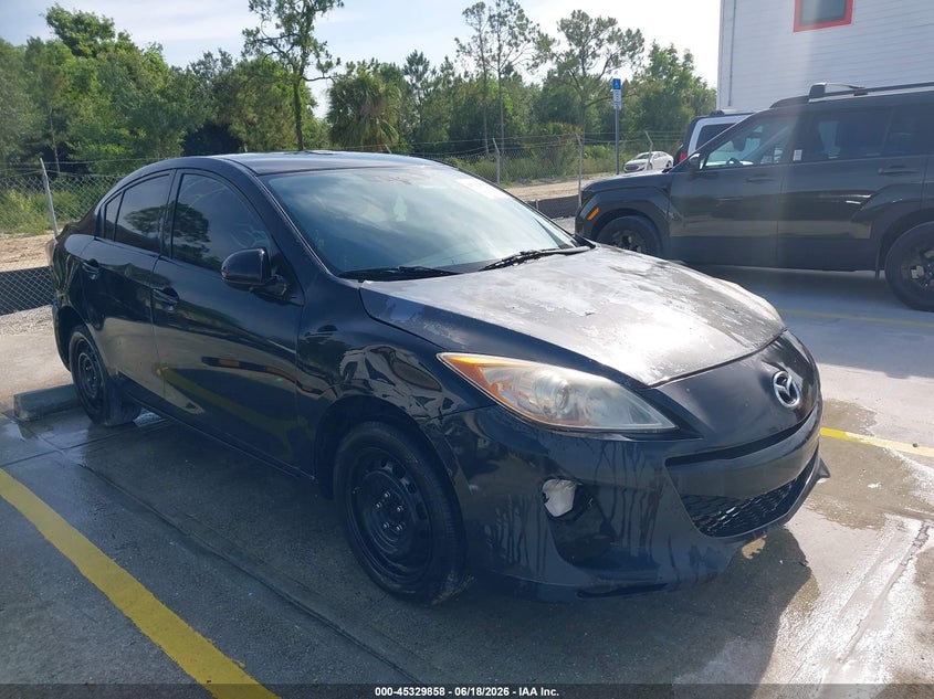 2013 Mazda 3 VIN JM1BL1TF5D1820905 IAAI salvage auction — FRONT & REAR, Clear (Florida), sold $325 on 2026-07-21 (photo 1)