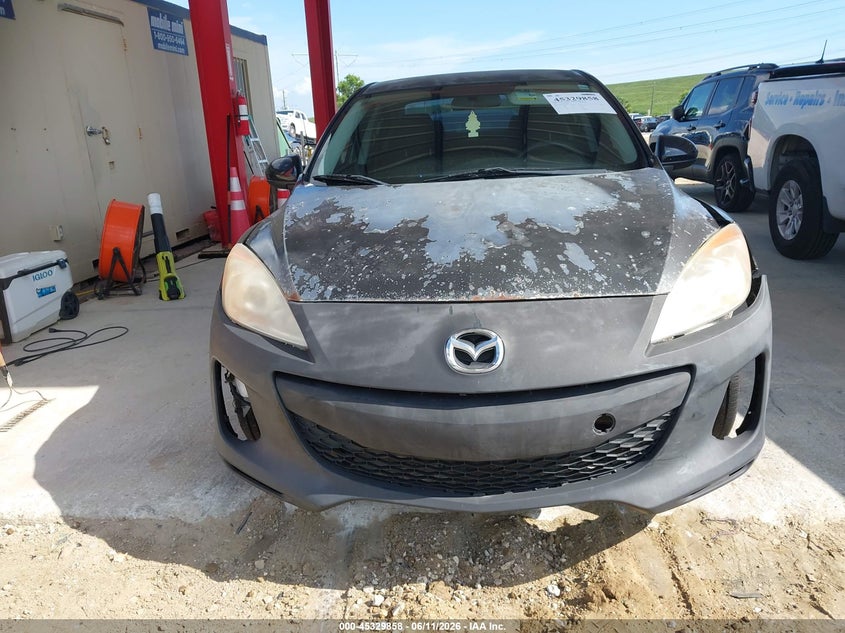2013 Mazda 3 VIN JM1BL1TF5D1820905 IAAI salvage auction — FRONT & REAR, Clear (Florida), sold $325 on 2026-07-21 (photo 6)