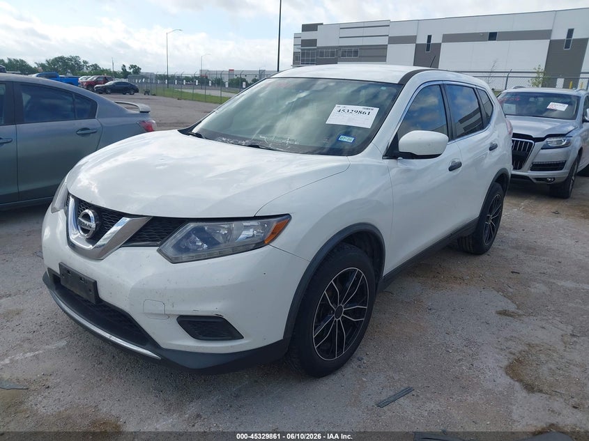 2016 Nissan Rogue VIN JN8AT2MT2GW013842 IAAI salvage auction — HAIL, Original (Texas), sold $1,700 on 2026-07-28 (photo 2)