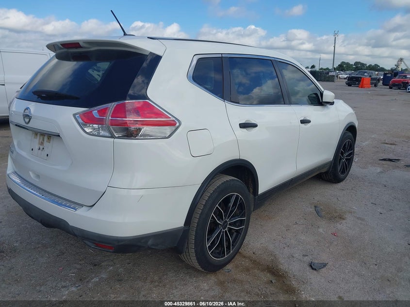 2016 Nissan Rogue VIN JN8AT2MT2GW013842 IAAI salvage auction — HAIL, Original (Texas), sold $1,700 on 2026-07-28 (photo 4)