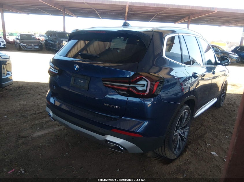 2022 BMW X3 VIN 5UX43DP04N9M92345 IAAI salvage auction — FRONT END, Salvage Title, sold $7,100 on 2026-07-28 (photo 4)