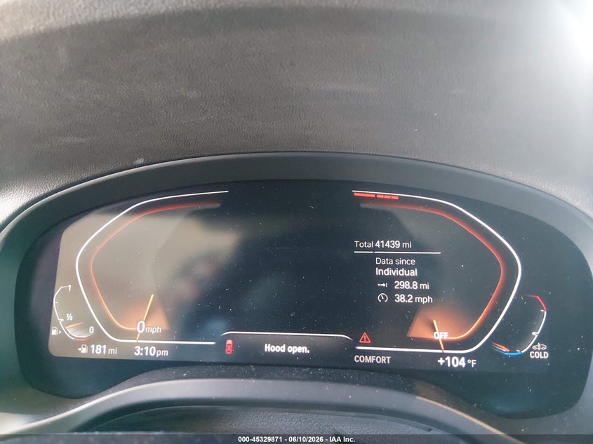 2022 BMW X3 VIN 5UX43DP04N9M92345 IAAI salvage auction — FRONT END, Salvage Title, sold $7,100 on 2026-07-28 (photo 7)