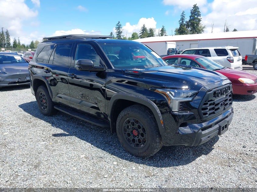 2025 Toyota Sequoia VIN 7SVAAABA3SX070282 IAAI salvage auction — SIDE, Bill Of Sale (Washington), sold $16,600 on 2026-07-22 (photo 1)
