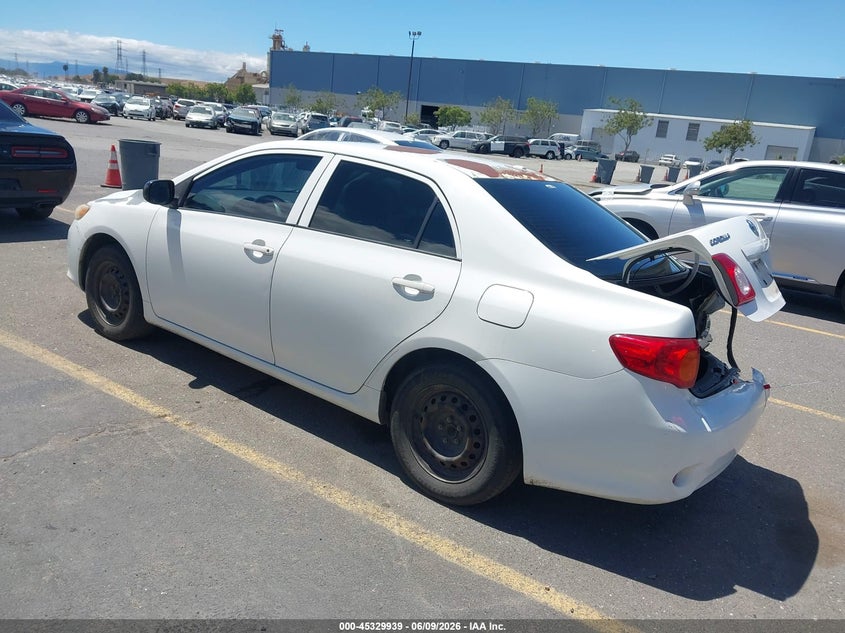 2009 Toyota Corolla VIN JTDBL40E29J009048 IAAI salvage auction — RIGHT REAR, Salvage (California), sold $425 on 2026-07-27 (photo 3)