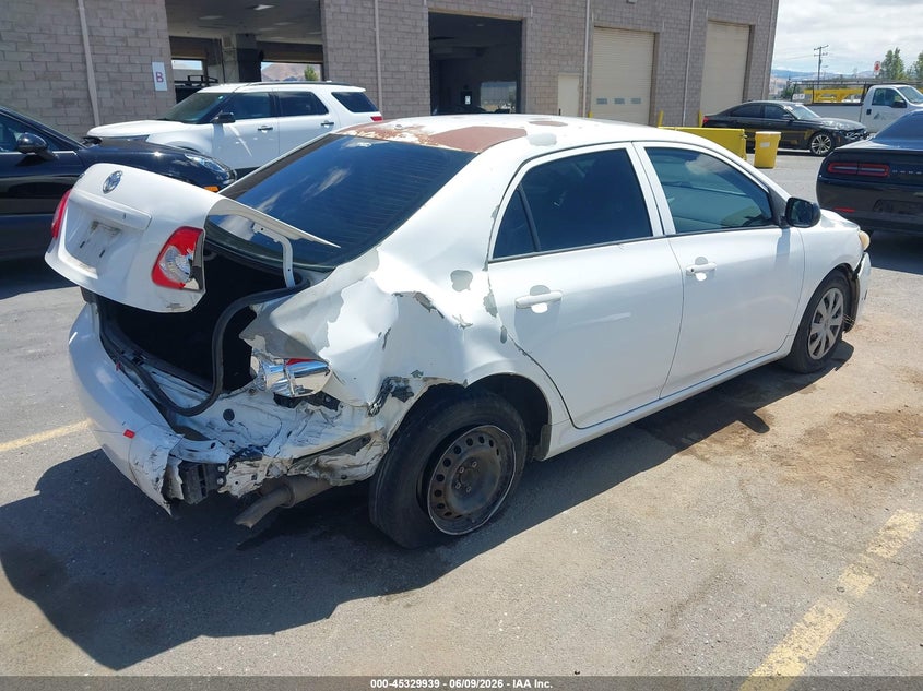 2009 Toyota Corolla VIN JTDBL40E29J009048 IAAI salvage auction — RIGHT REAR, Salvage (California), sold $425 on 2026-07-27 (photo 4)