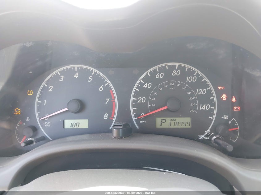 2009 Toyota Corolla VIN JTDBL40E29J009048 IAAI salvage auction — RIGHT REAR, Salvage (California), sold $425 on 2026-07-27 (photo 7)