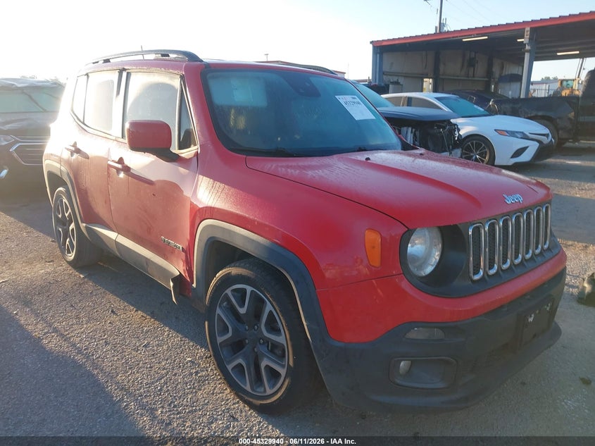 2018 Jeep Renegade VIN ZACCJABB6JPJ03236 IAAI salvage auction — LEFT SIDE, Salvage (Louisiana), sold $2,000 on 2026-08-04 (photo 1)