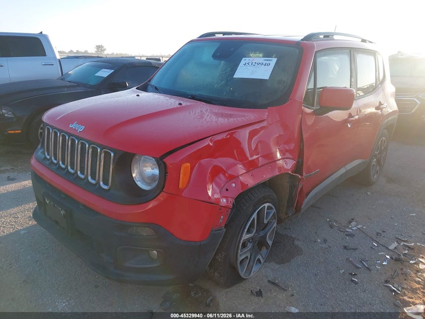 2018 Jeep Renegade VIN ZACCJABB6JPJ03236 IAAI salvage auction — LEFT SIDE, Salvage (Louisiana), sold $2,000 on 2026-08-04 (photo 2)