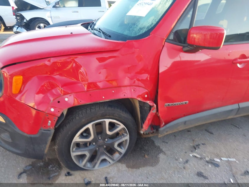 2018 Jeep Renegade VIN ZACCJABB6JPJ03236 IAAI salvage auction — LEFT SIDE, Salvage (Louisiana), sold $2,000 on 2026-08-04 (photo 6)