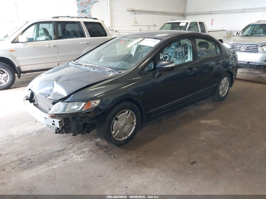 2009 Honda Civic VIN JHMFA36289S013726 IAAI salvage auction — NORMAL WEAR, Clear (Minnesota), sold $250 on 2026-07-08 (photo 2)