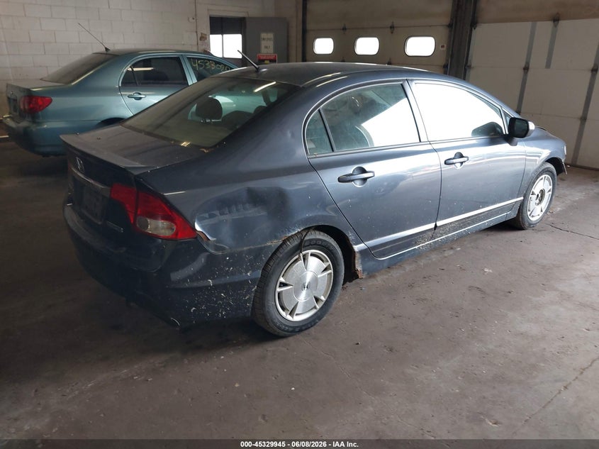 2009 Honda Civic VIN JHMFA36289S013726 IAAI salvage auction — NORMAL WEAR, Clear (Minnesota), sold $250 on 2026-07-08 (photo 4)