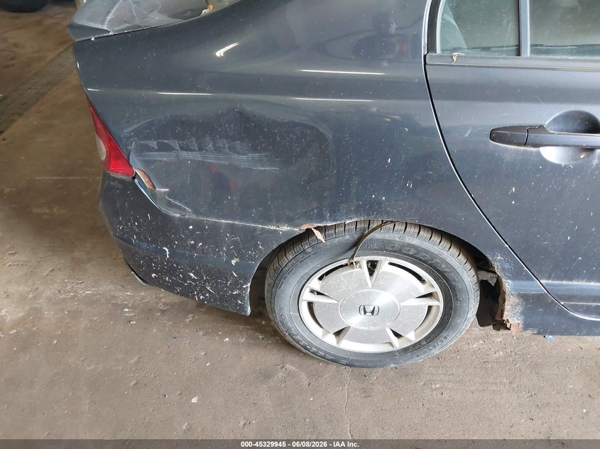 2009 Honda Civic VIN JHMFA36289S013726 IAAI salvage auction — NORMAL WEAR, Clear (Minnesota), sold $250 on 2026-07-08 (photo 6)