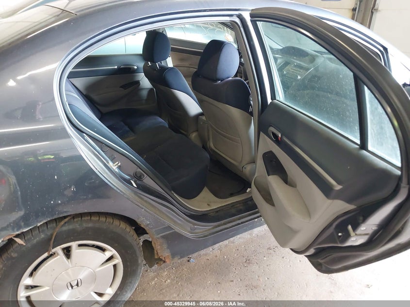 2009 Honda Civic VIN JHMFA36289S013726 IAAI salvage auction — NORMAL WEAR, Clear (Minnesota), sold $250 on 2026-07-08 (photo 8)