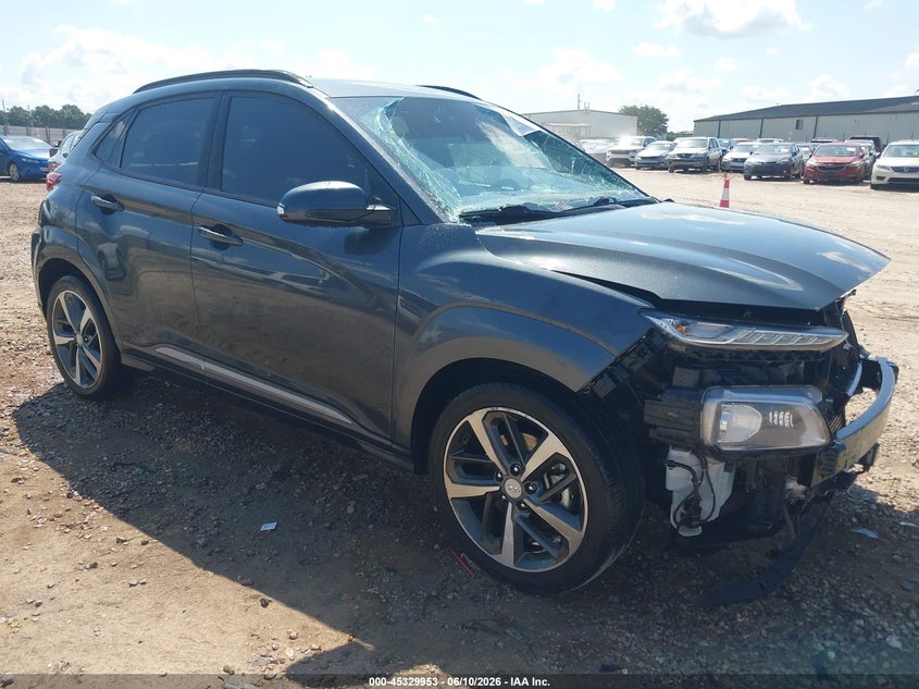 2019 Hyundai Kona VIN KM8K5CA59KU389668 IAAI salvage auction — FRONT END, Salvage (Alabama), sold $1,500 on 2026-07-28 (photo 1)