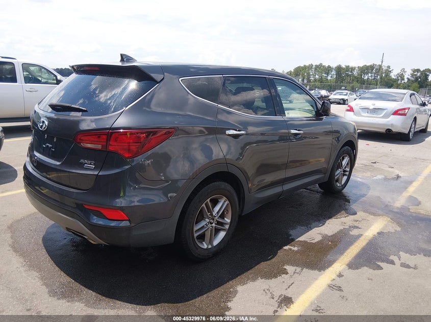 2017 Hyundai Santa fe VIN 5XYZTDLB8HG456952 IAAI salvage auction — FRONT END, Repossession Paperwork (South Carolina), sold $1,150 on 2026-07-08 (photo 4)