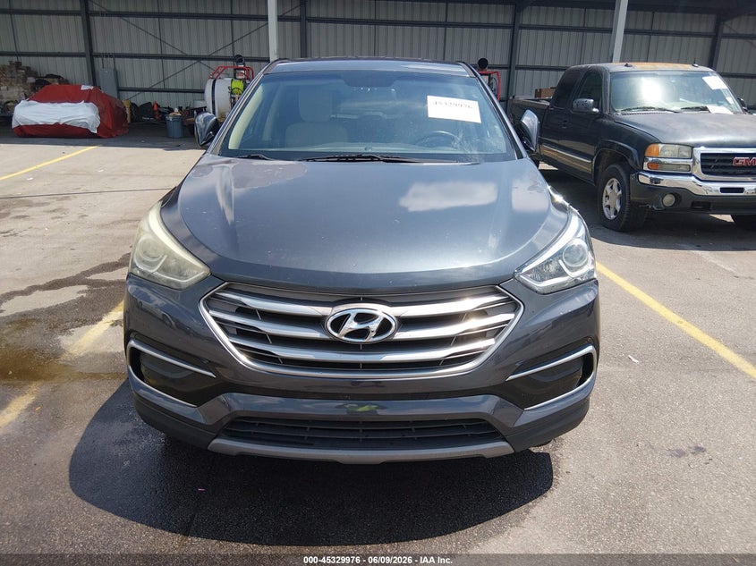 2017 Hyundai Santa fe VIN 5XYZTDLB8HG456952 IAAI salvage auction — FRONT END, Repossession Paperwork (South Carolina), sold $1,150 on 2026-07-08 (photo 6)
