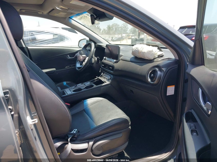 2022 Hyundai Kona VIN KM8K53AG9NU154242 IAAI salvage auction — RIGHT FRONT, Salvage Title, sold $6,300 on 2026-07-10 (photo 5)