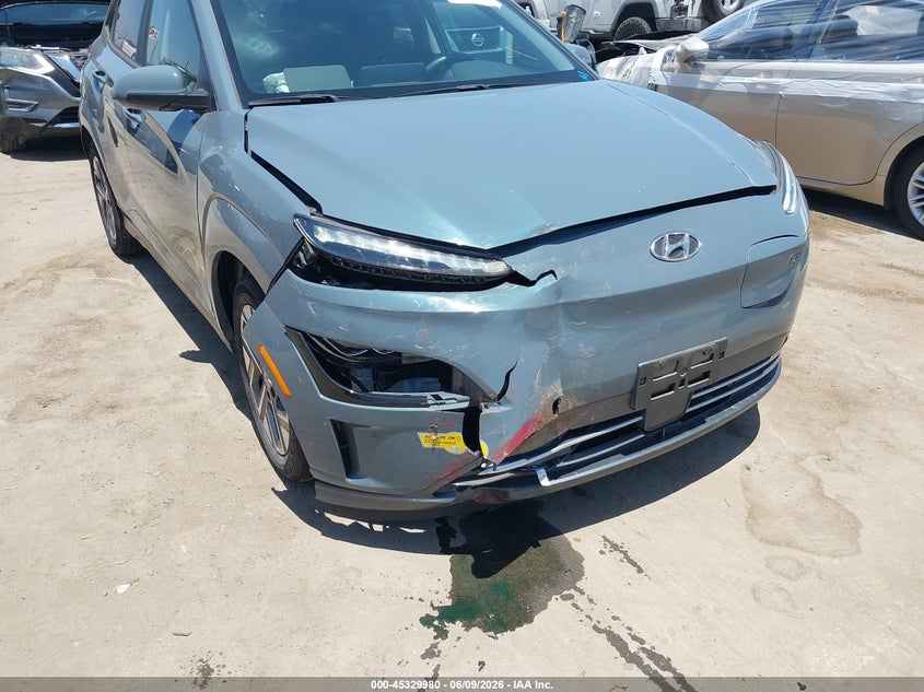 2022 Hyundai Kona VIN KM8K53AG9NU154242 IAAI salvage auction — RIGHT FRONT, Salvage Title, sold $6,300 on 2026-07-10 (photo 6)