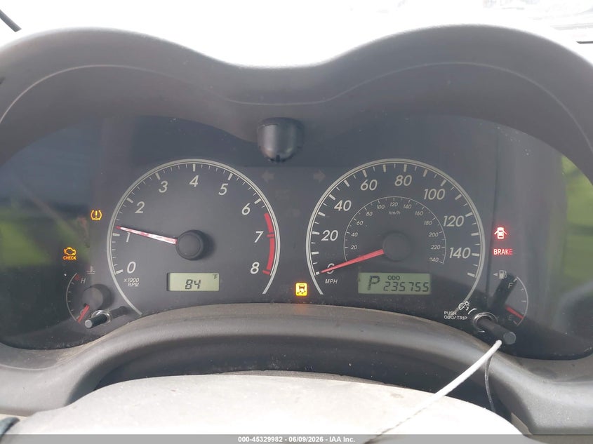 2010 Toyota Corolla VIN JTDBU4EE8A9118738 IAAI salvage auction — NORMAL WEAR, Clear (Virginia), sold $1,100 on 2026-07-07 (photo 7)