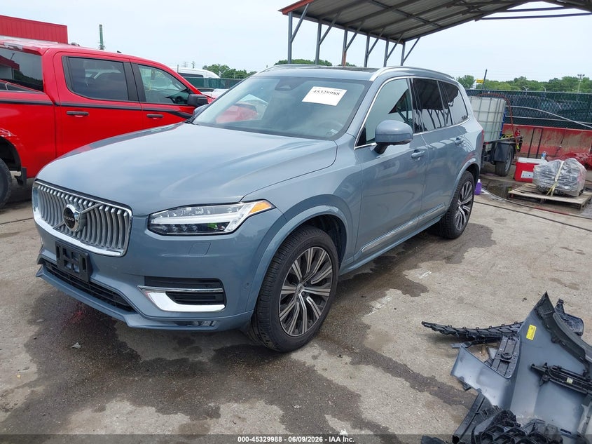 2023 Volvo Xc90 VIN YV4L12PN3P1930631 IAAI salvage auction — REAR END, Salvage Title, sold $15,000 on 2026-08-21 (photo 2)