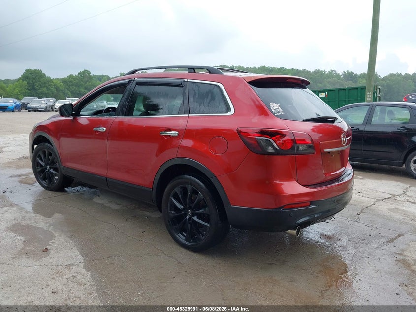 2015 Mazda Cx-9 VIN JM3TB2DA6F0455747 IAAI salvage auction — NORMAL WEAR, Clear (Tennessee), sold $1,300 on 2026-07-15 (photo 3)