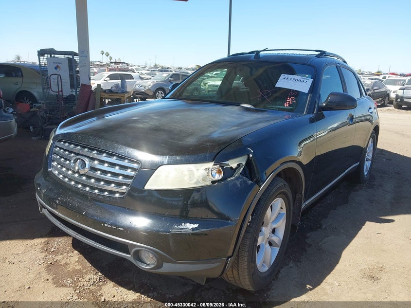 2005 Infiniti Fx35 VIN JNRAS08U85X109200 IAAI salvage auction — LEFT SIDE, Clear (Arizona), sold $475 on 2026-07-07 (photo 2)