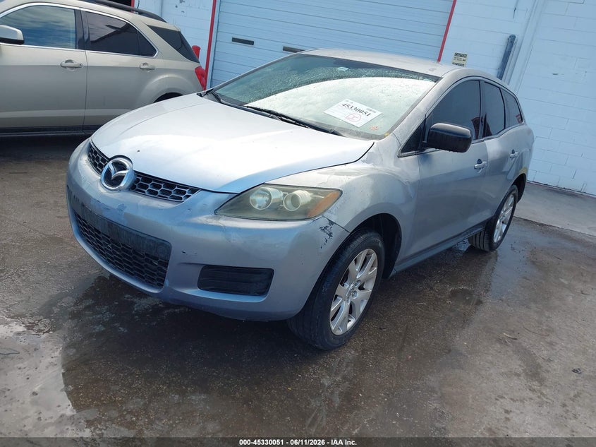 2007 Mazda Cx-7 VIN JM3ER293670106877 IAAI salvage auction — FRONT END, Clear (Florida), sold $275 on 2026-07-19 (photo 2)