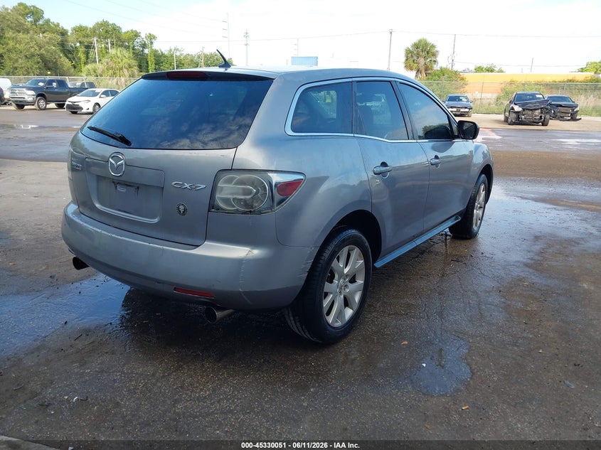 2007 Mazda Cx-7 VIN JM3ER293670106877 IAAI salvage auction — FRONT END, Clear (Florida), sold $275 on 2026-07-19 (photo 4)