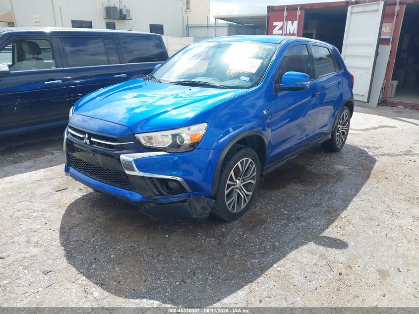 2019 Mitsubishi Outlander sport VIN JA4AP3AU6KU005745 IAAI salvage auction — FRONT END, Original (Texas), sold $1,650 on 2026-07-13 (photo 2)