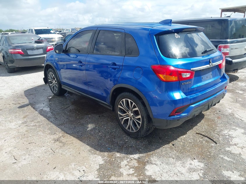2019 Mitsubishi Outlander sport VIN JA4AP3AU6KU005745 IAAI salvage auction — FRONT END, Original (Texas), sold $1,650 on 2026-07-13 (photo 3)