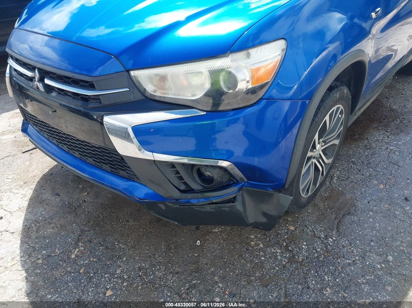 2019 Mitsubishi Outlander sport VIN JA4AP3AU6KU005745 IAAI salvage auction — FRONT END, Original (Texas), sold $1,650 on 2026-07-13 (photo 6)
