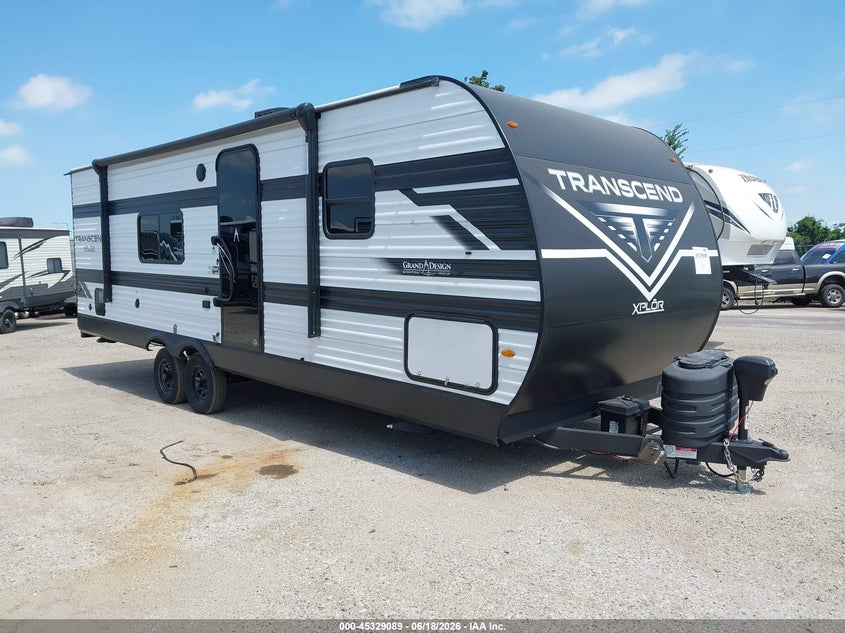 2025 Grand design Transcend VIN 573TT3027S8834464 IAAI salvage auction — UNKNOWN, Original (Texas), sold $7,600 on 2026-07-28 (photo 1)