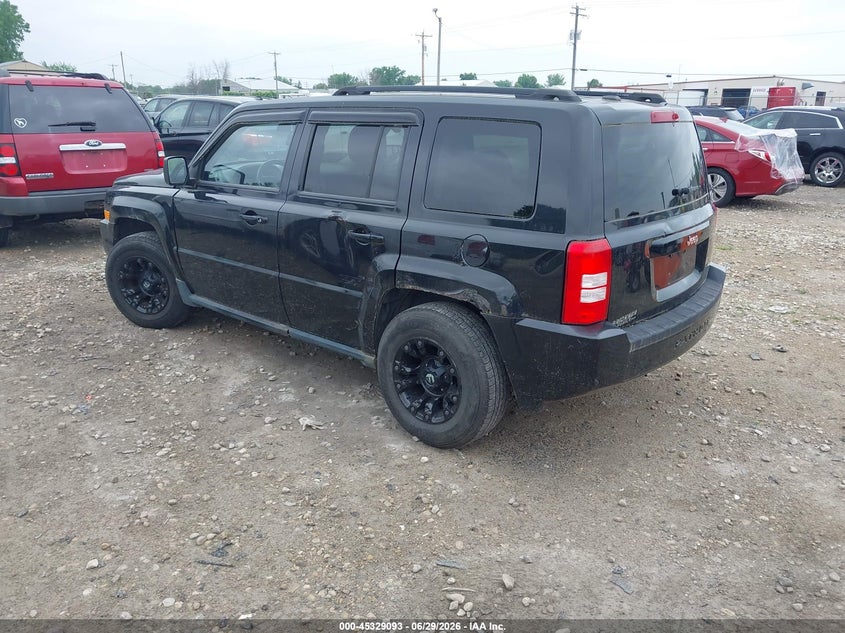 2010 Jeep Patriot VIN 1J4NT2GB7AD506722 IAAI salvage auction — NORMAL WEAR, Clear-Endorsement (Wisconsin), sold $350 on 2026-07-09 (photo 3)