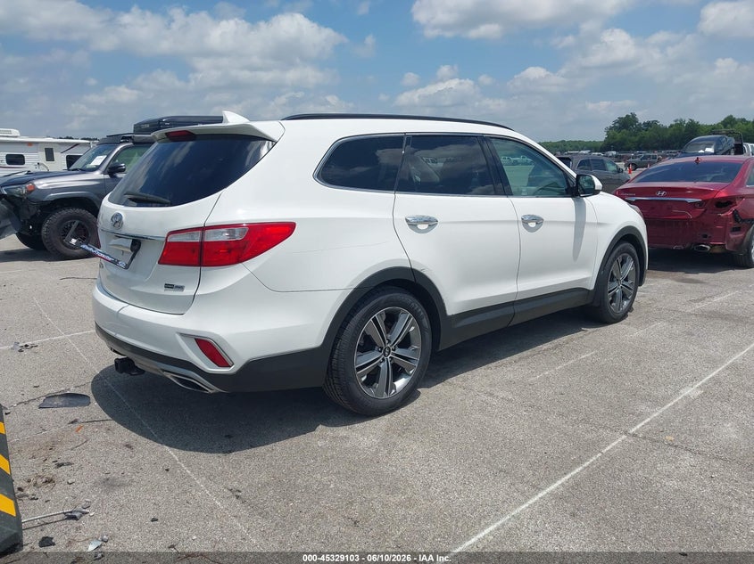 2015 Hyundai Santa fe VIN KM8SRDHF7FU106571 IAAI salvage auction — NORMAL WEAR, Clear (Indiana), sold $1,800 on 2026-07-09 (photo 4)