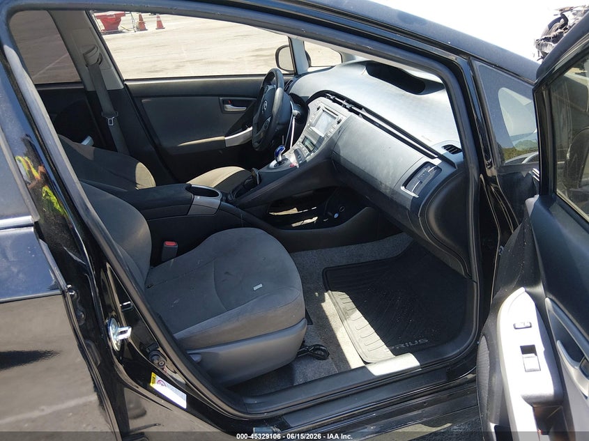 2014 Toyota Prius VIN JTDKN3DU7E0382186 IAAI salvage auction — LEFT REAR, Salvage (California), sold $2,100 on 2026-07-23 (photo 5)