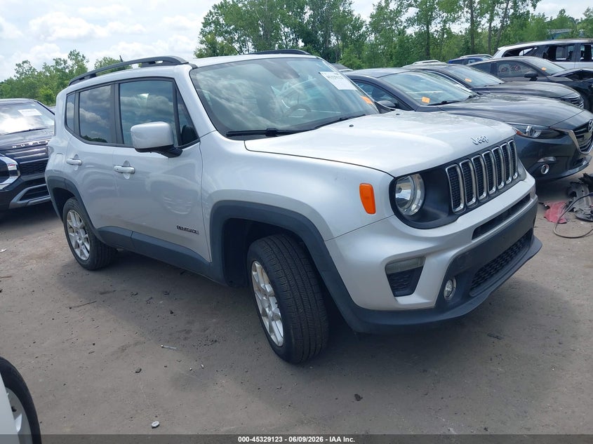 2020 Jeep Renegade VIN ZACNJBBB4LPL29602 IAAI salvage auction — HAIL, Salvage Title, sold $375 on 2026-07-28 (photo 1)