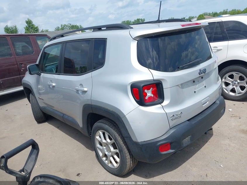 2020 Jeep Renegade VIN ZACNJBBB4LPL29602 IAAI salvage auction — HAIL, Salvage Title, sold $375 on 2026-07-28 (photo 3)