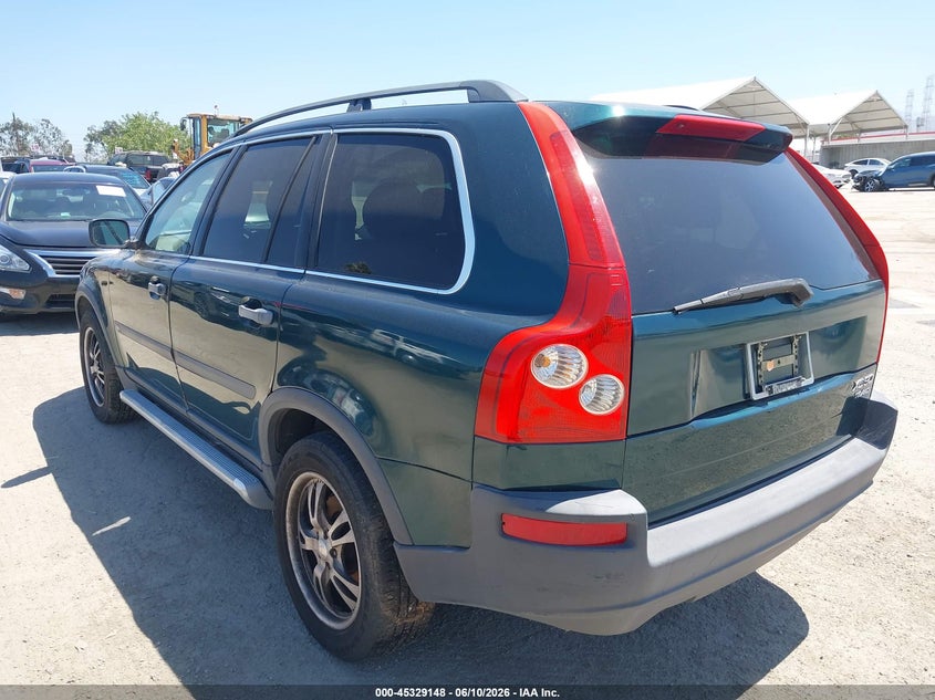 2003 Volvo Xc90 VIN YV1CZ91H031003338 IAAI salvage auction — NORMAL WEAR, Clear - Dealer Only (California), sold $225 on 2026-07-08 (photo 3)