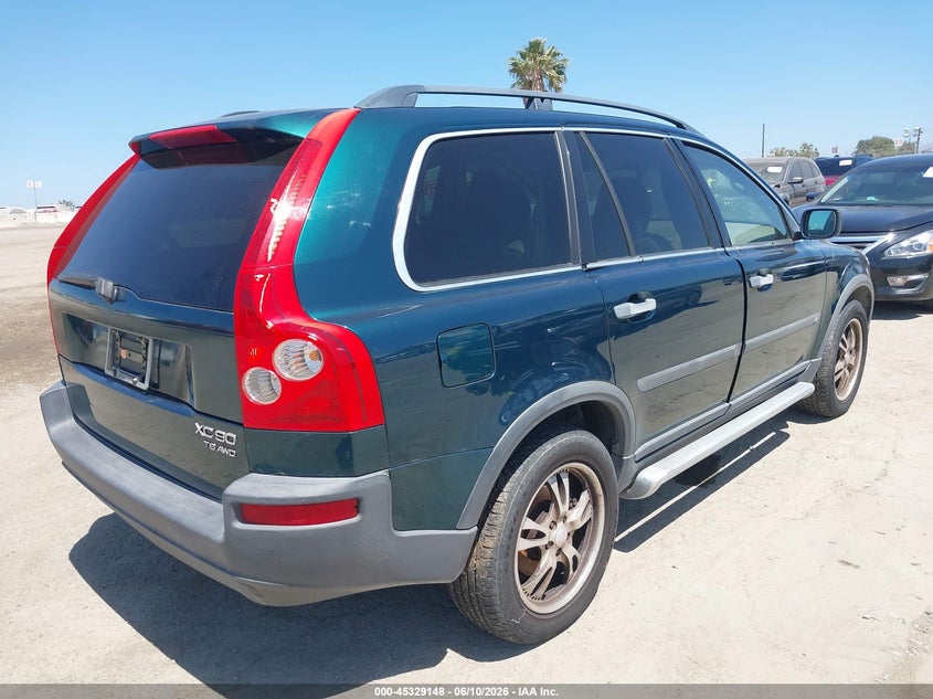 2003 Volvo Xc90 VIN YV1CZ91H031003338 IAAI salvage auction — NORMAL WEAR, Clear - Dealer Only (California), sold $225 on 2026-07-08 (photo 4)