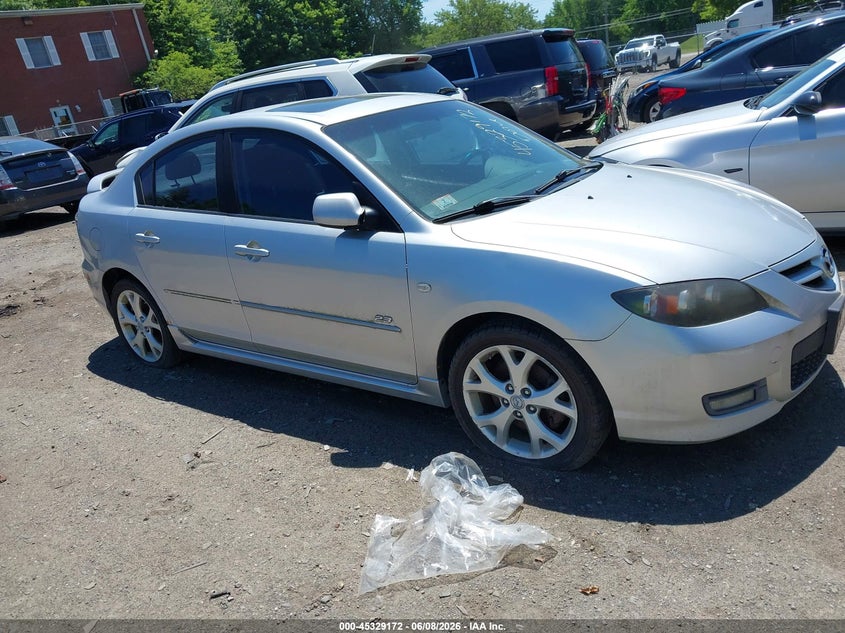 2008 Mazda 3 VIN JM1BK324081110184 IAAI salvage auction — NORMAL WEAR, Clear (Massachusetts), sold $400 on 2026-07-14 (photo 1)