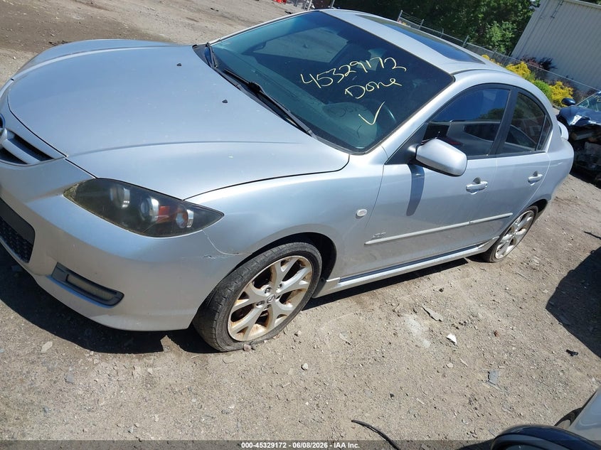 2008 Mazda 3 VIN JM1BK324081110184 IAAI salvage auction — NORMAL WEAR, Clear (Massachusetts), sold $400 on 2026-07-14 (photo 2)