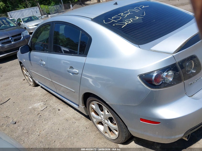 2008 Mazda 3 VIN JM1BK324081110184 IAAI salvage auction — NORMAL WEAR, Clear (Massachusetts), sold $400 on 2026-07-14 (photo 3)