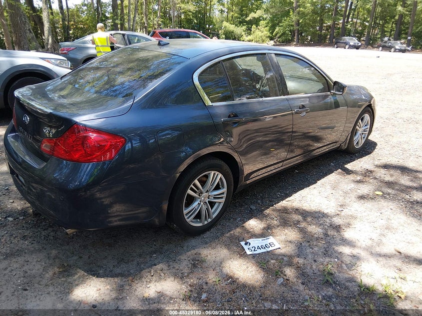 2011 Infiniti G VIN JN1CV6ARXBM353293 IAAI salvage auction — NORMAL WEAR, Clear (Virginia), sold $350 on 2026-07-14 (photo 4)