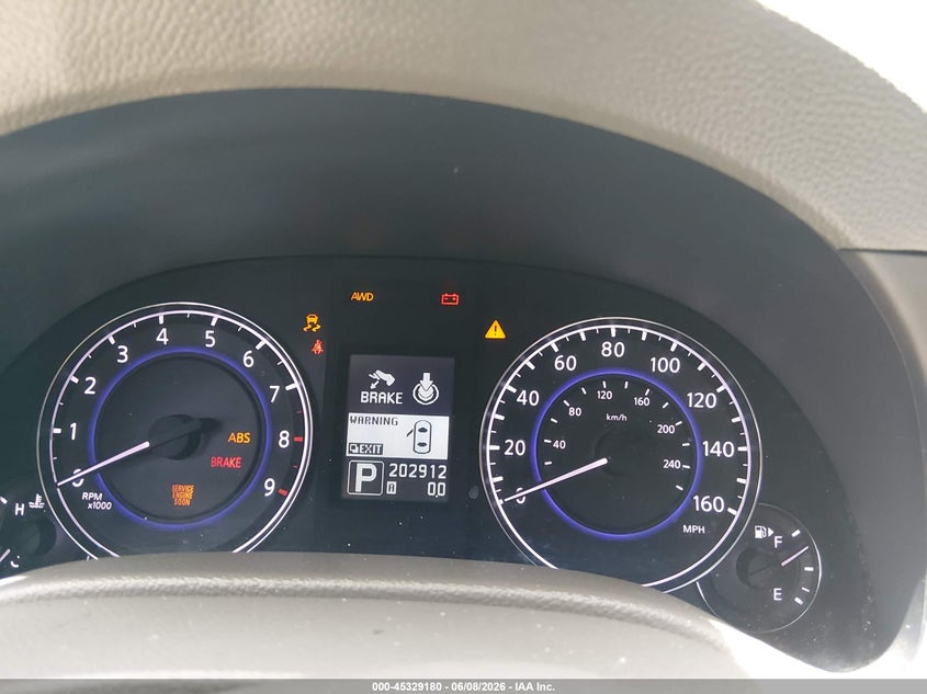 2011 Infiniti G VIN JN1CV6ARXBM353293 IAAI salvage auction — NORMAL WEAR, Clear (Virginia), sold $350 on 2026-07-14 (photo 7)