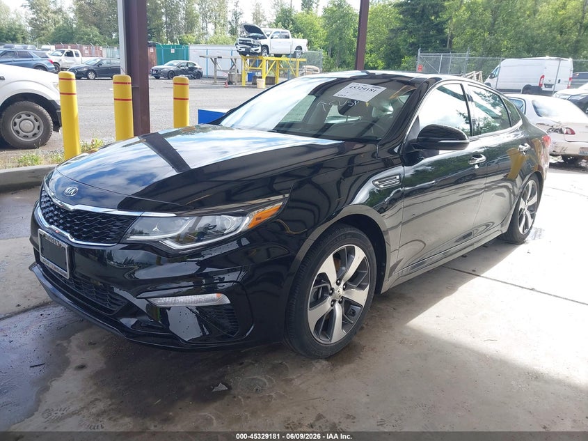 2019 Kia Optima VIN 5XXGT4L38KG287043 IAAI salvage auction — RIGHT REAR, Salvage Title, sold $1,850 on 2026-07-08 (photo 2)