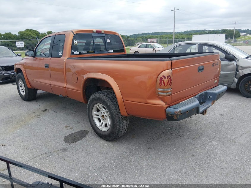2000 Dodge Dakota VIN 1B7GG22N6YS610192 IAAI salvage auction — NORMAL WEAR, Repossessed (Missouri), sold $425 on 2026-07-09 (photo 3)