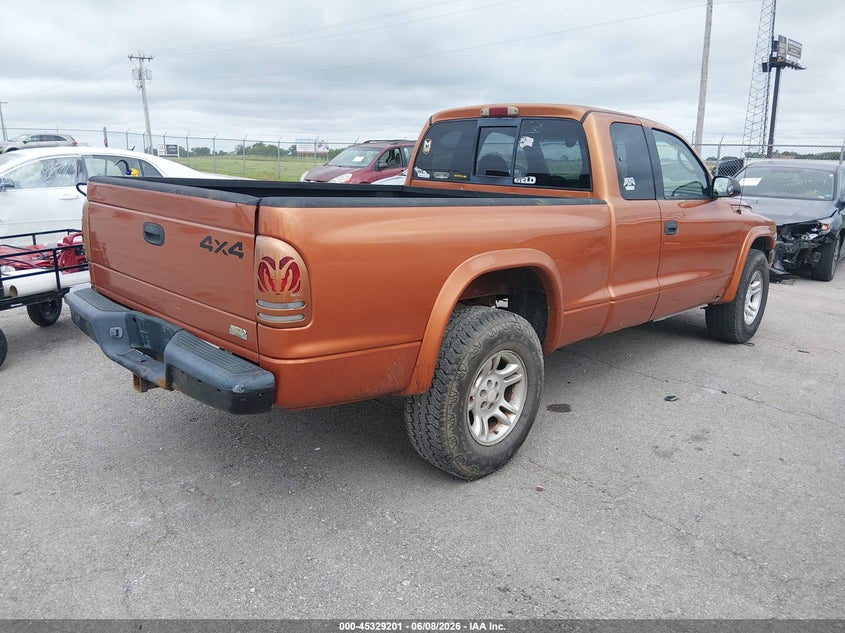 2000 Dodge Dakota VIN 1B7GG22N6YS610192 IAAI salvage auction — NORMAL WEAR, Repossessed (Missouri), sold $425 on 2026-07-09 (photo 4)